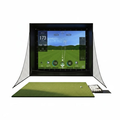 11x8 Ft Golf Simulator Enclosure Package with Impact Screen