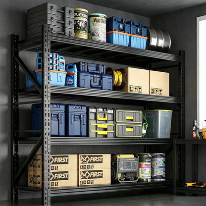 3 Sets Garage Shelves Heavy Duty 73"H*57"W*23.6"D Metal Garage Shelving Unit High Load Capacity Industrial Storage Shelves for Garage Warehouse Basement — product view 6