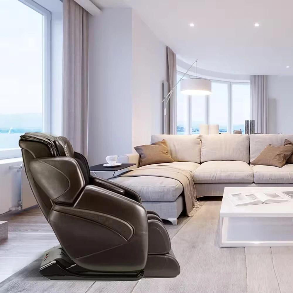 Jin Espresso Synthetic Leather SL Track Massage Chair — product view 2